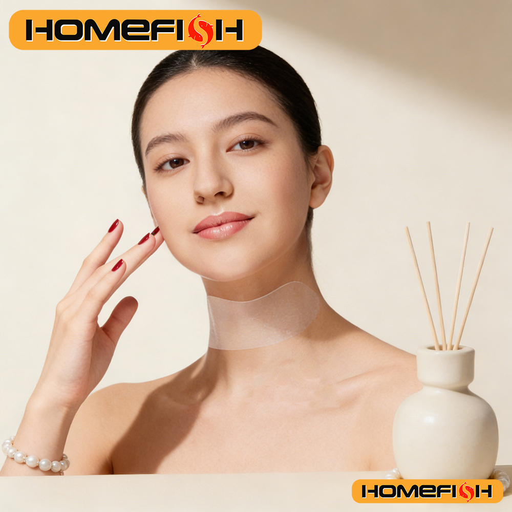 Skincare Routine - Patch in Silicone Riutilizzabili per Collo