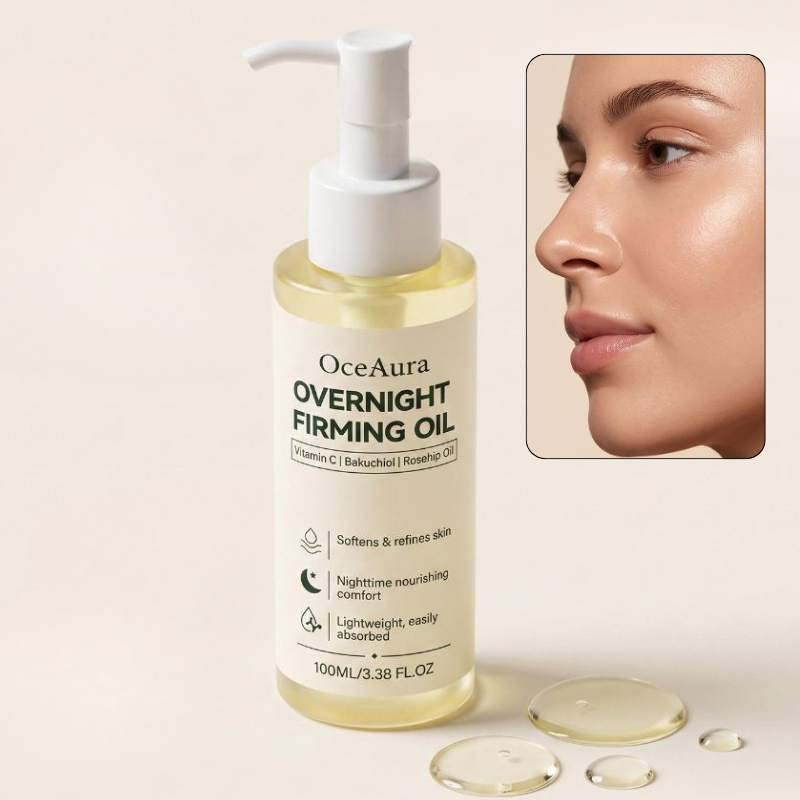 Face Oil Rosehip - Olio Viso Rassodante Notturno 100ml, Leggero