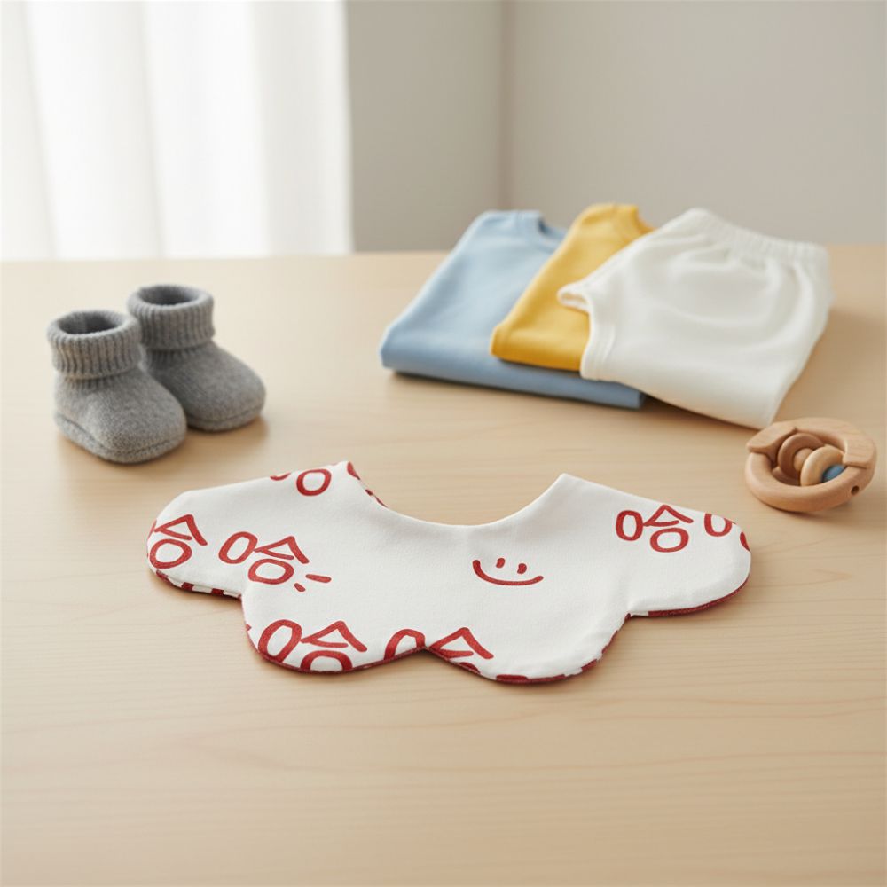 Skincare Newborn - Bavaglino per Neonati con Disegni Cartoon,