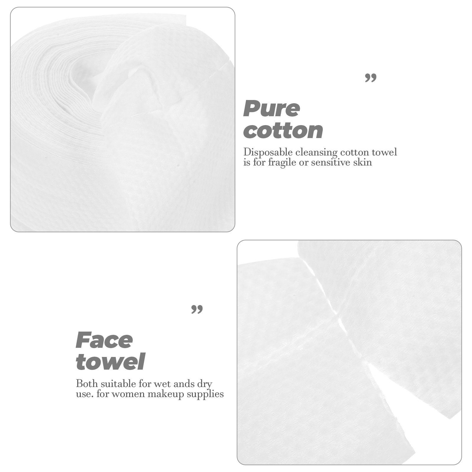 60 Pezzi di Salviette in Coton - Skincare Routine recensione e prezzo