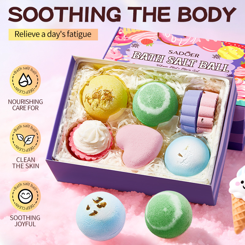 Set di Sette Bombe da Bagno co - Aha Bha Exfoliant recensione e prezzo